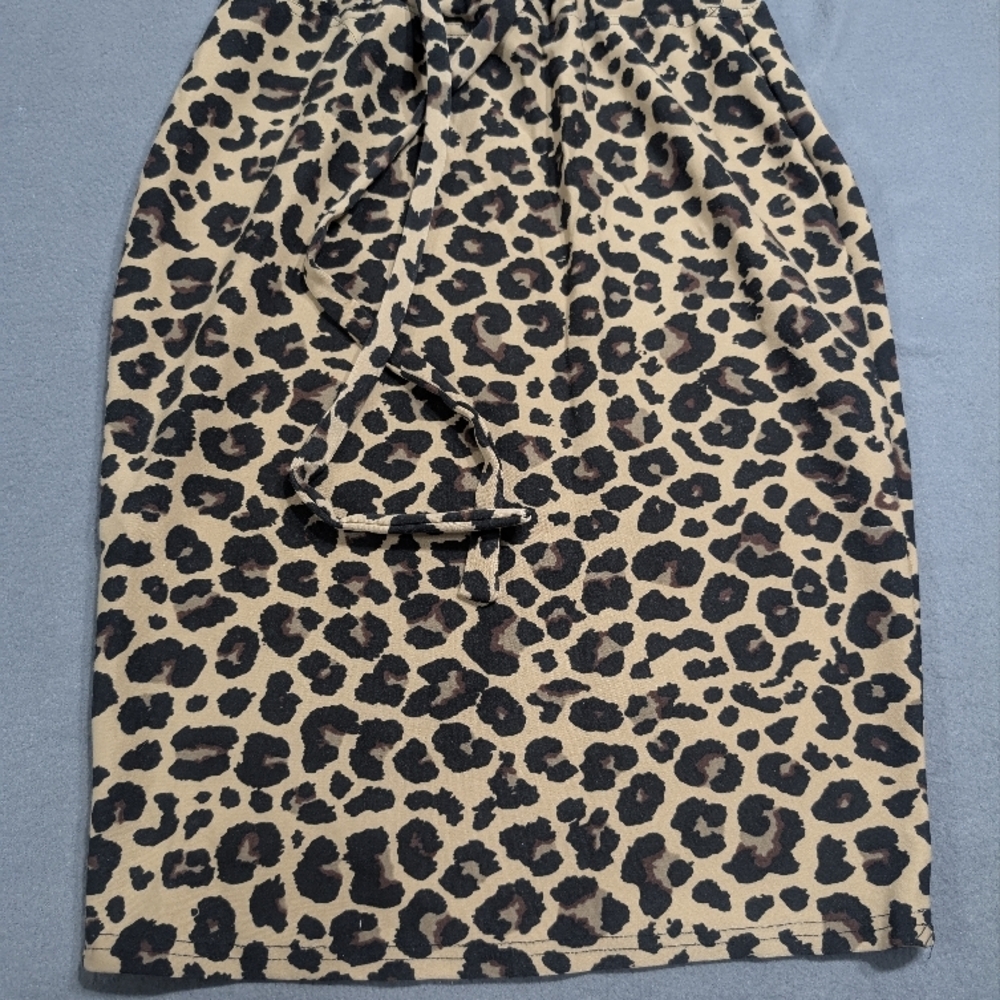 Leopard Print Skirt Classic Concepts Small